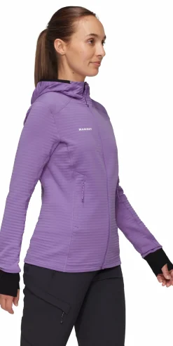 Bluza polarowa Mammut Taiss Light ML Hooded Jacket Women