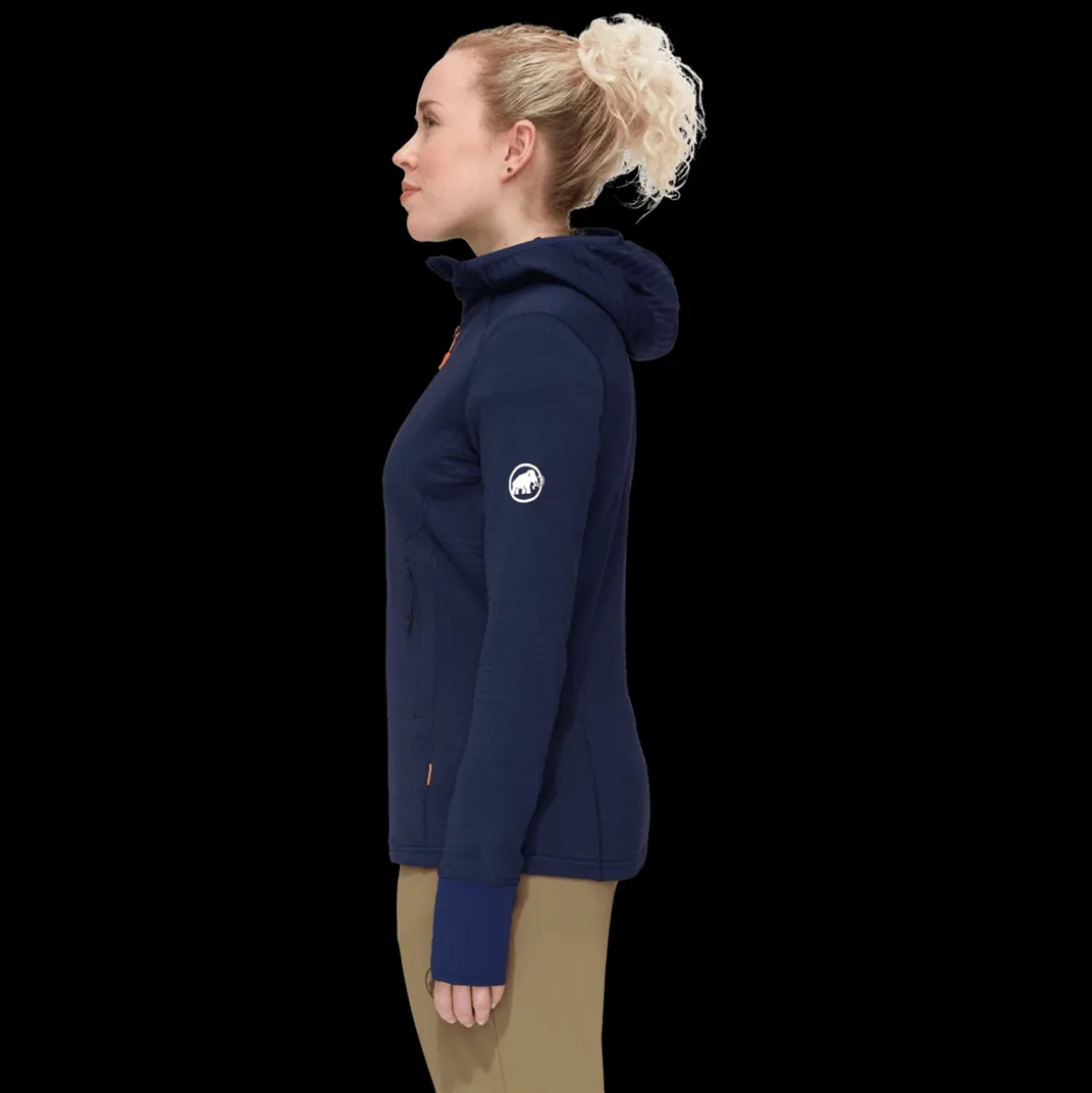 Bluza polarowa Mammut Taiss Light ML Hooded Jacket Women