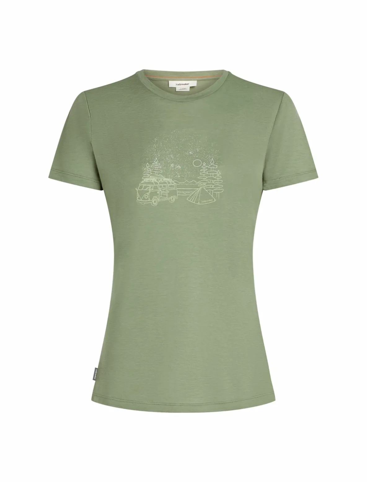 Koszulka Damska Icebreaker Merino Tech Lite III SS Tee Van Camp