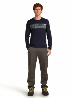Koszulka Icebreaker Merino 200 Oasis LS Crewe Elevation Line Men