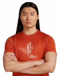 Koszulka Icebreaker Merino Tech Lite SS Tee Skiing Yeti Men