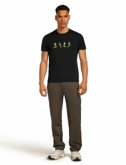 Koszulka Icebreaker Merino Tech Lite SS Tee Snow Day Men