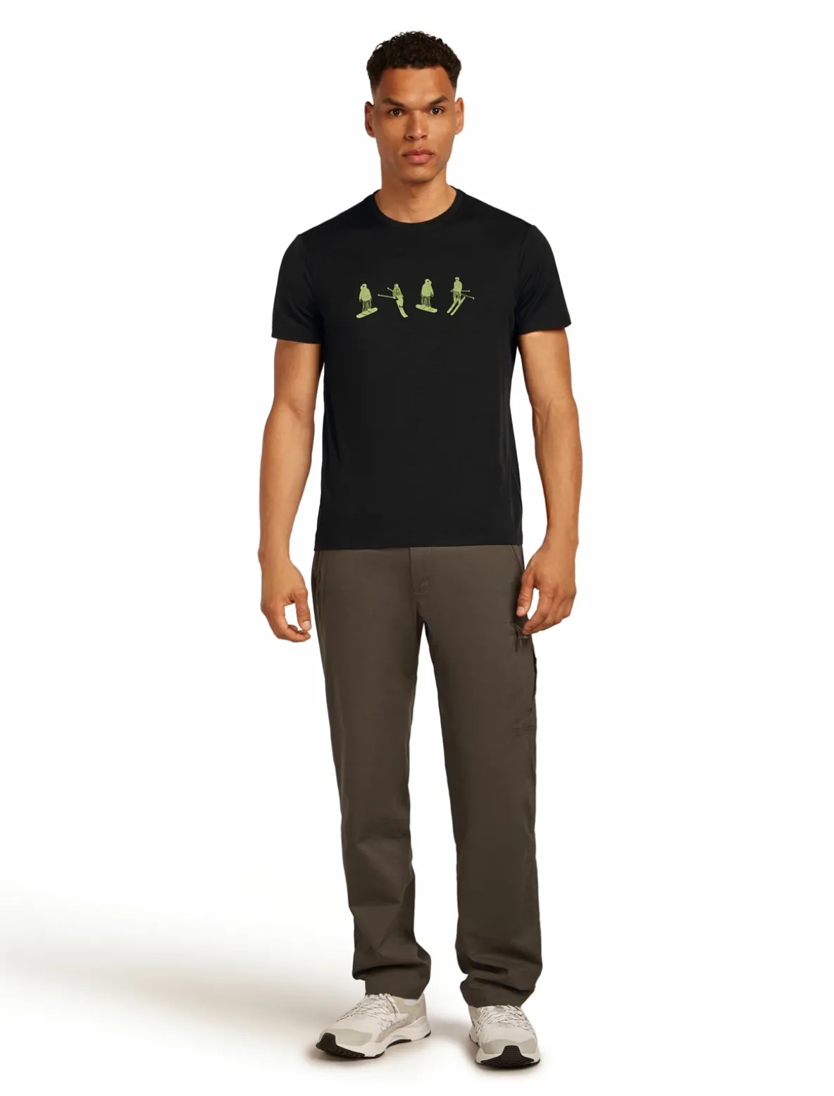Koszulka Icebreaker Merino Tech Lite SS Tee Snow Day Men