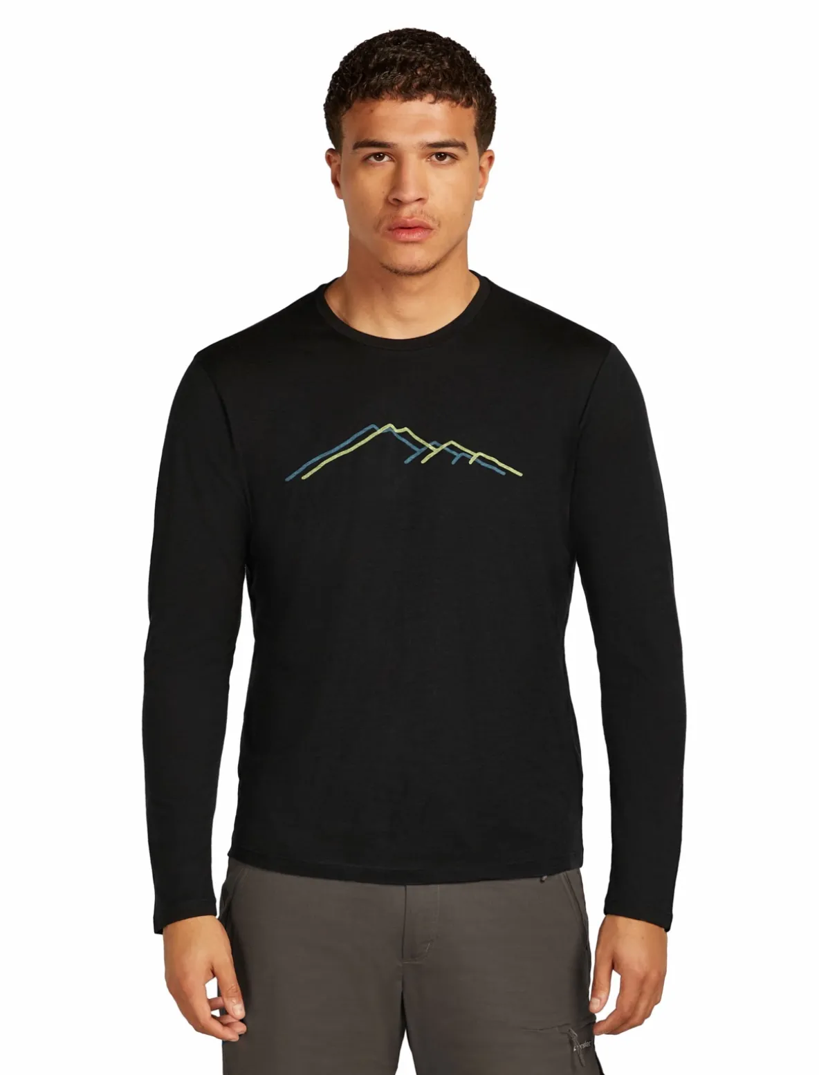 Koszulka Icebreaker Merino Tech Lite LS Tee Rainer Ridge Men