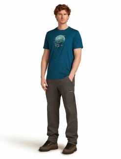 Koszulka Icebreaker Merino Tech Lite SS Tee Ruapehu Round Men