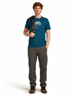 Koszulka Icebreaker Merino Tech Lite SS Tee Ruapehu Round Men