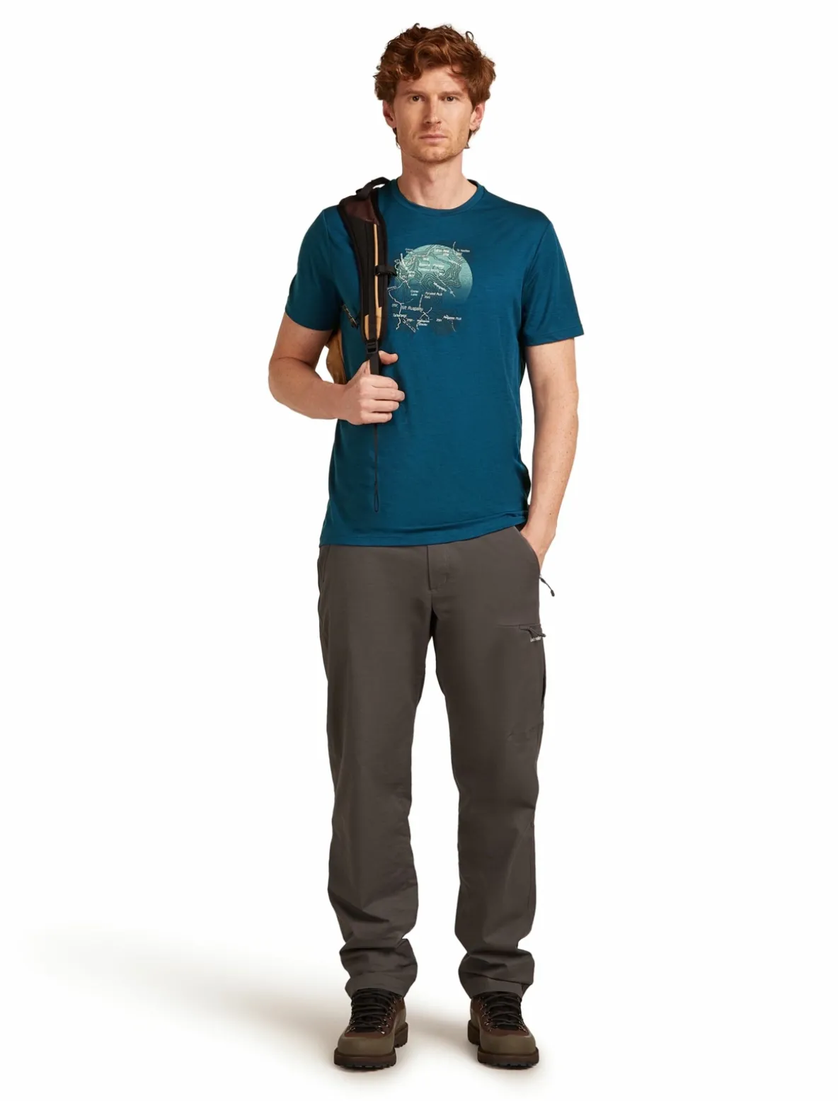 Koszulka Icebreaker Merino Tech Lite SS Tee Ruapehu Round Men
