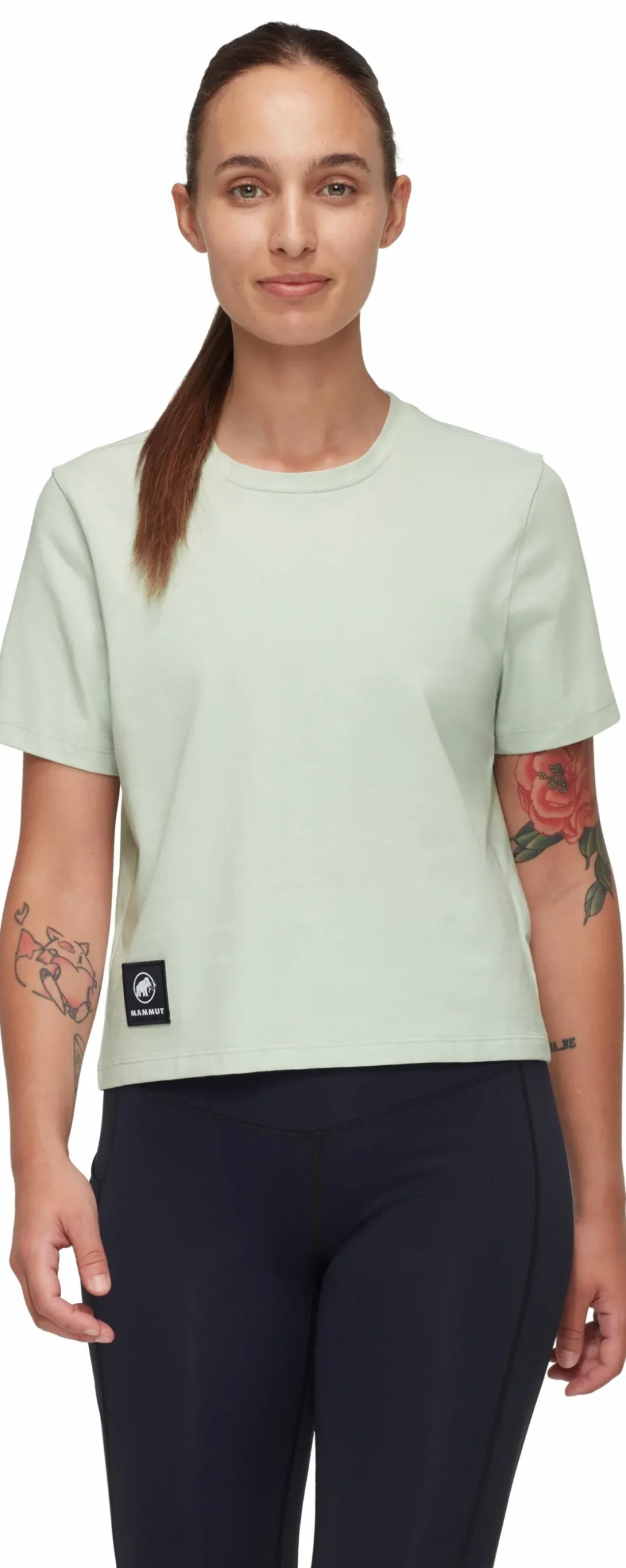 Koszulka Mammut Massone T-Shirt Cropped Women Patch