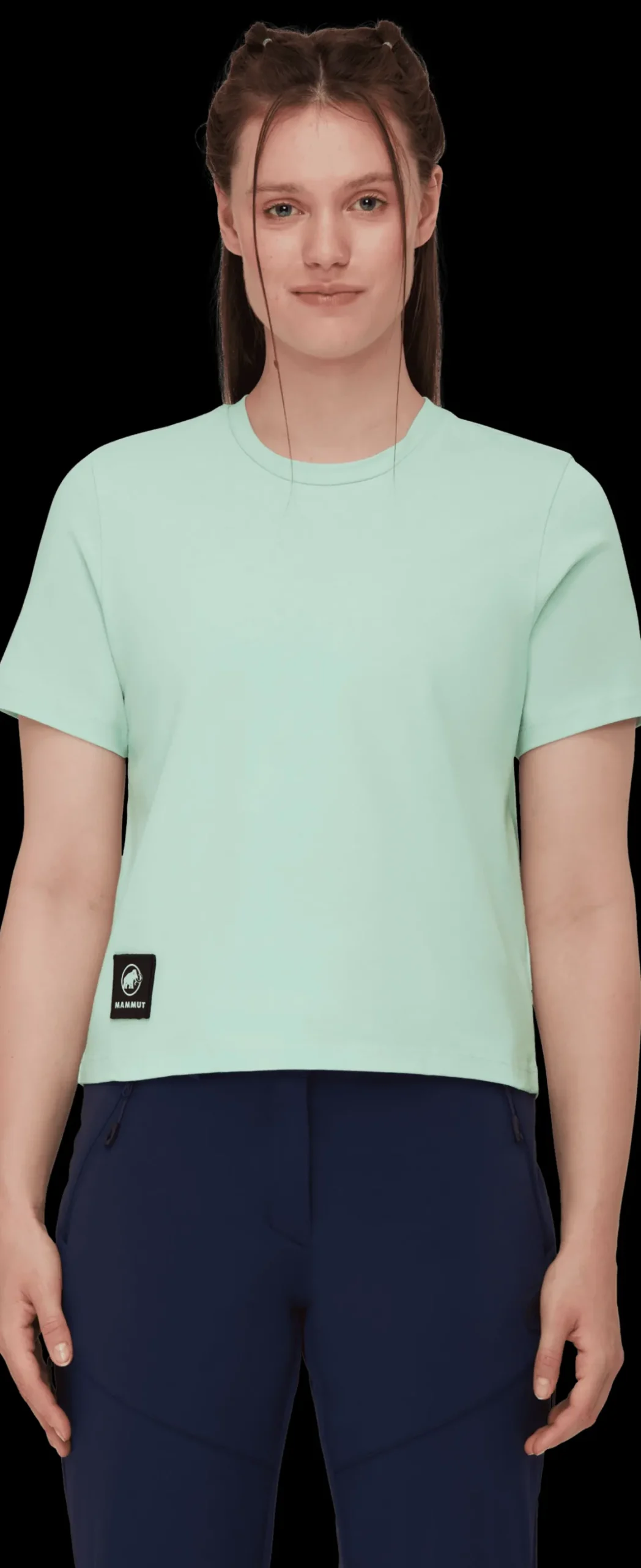 Koszulka Mammut Massone T-Shirt Cropped Women Patch