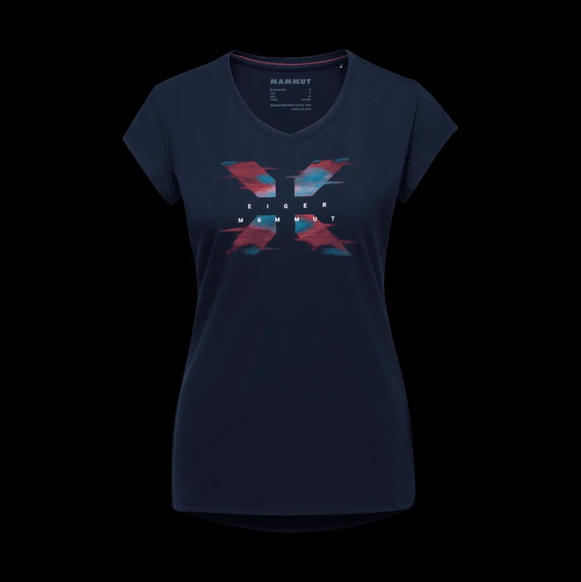 Koszulka Mammut Trovat T-Shirt Women Light Fader