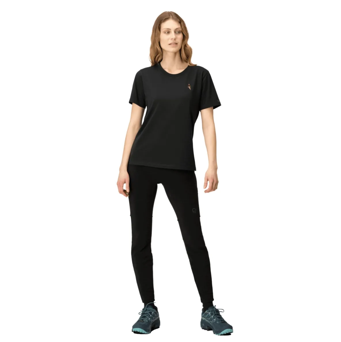 Koszulka Norrona /29 Cotton Activity Embroidery T-shirt Women