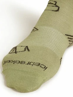 Skarpety Męskie Icebreaker Merino Lifestyle Ultralight Crew Camp Essentials